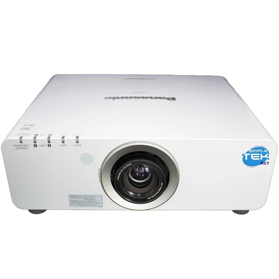 Panasonic Pt-D6000Es Dlp Projector 6500 Lumens Vga Dvi Rs232 Bnc Lan - Image 1 of 4