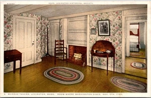 Postcard Munroe Tavern Lexington Massachusetts MA - Picture 1 of 2