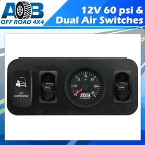 Pressure gauge 220S50 60psi ride suspension twin bag control firestone air bag - Picture 1 of 3