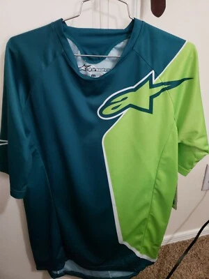 Alpinestars Sierra Short/S Джерси Ель Зеленая средняя грудь 18"  - Изображение 1 из 4