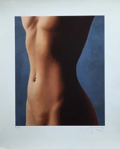 Willi Kissmer Akt Erotik stehender Halbakt Giclee-Druck handsigniert E.A. Ex. - Bild 1 von 7