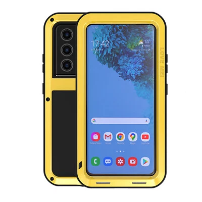 For Samsung Galaxy S21 Ultra LOVE MEI Heavy Duty Metal Rugged Shockproof Case - Image 1 of 4