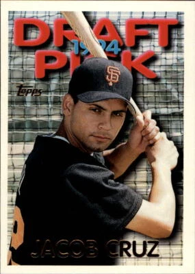 1995 Topps #521 Jacob Cruz RC - NM - Image 1 of 2