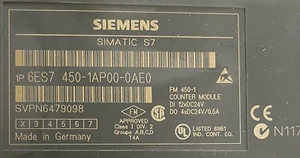 Siemens 6ES7450-1AP00-0AE0 Simatic S7 2-Channel Counter - Picture 1 of 2