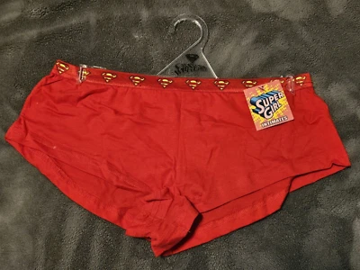 SuperGirl Intimates Women's Hipster 100% Cotton Panties Sz: LARGE Color: RED - Image 1 of 4