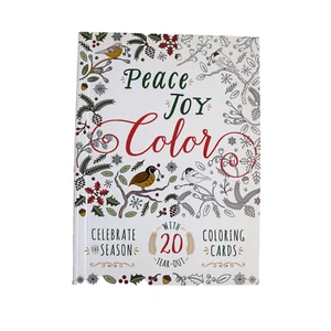 Peace Joy Color Celebrate the season with 20 Tear-Out Malkarten - Bild 1 von 1