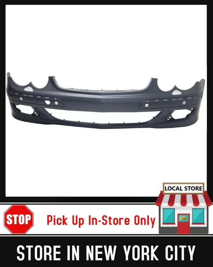 ✅ Front Bumper Cover for 2006-2009 Mercedes CLK350/500/550  w/ Sensors MB1000476 — 第 1/4 张图片