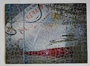 Edmund Fitzgerald puzzle freighter Great lakes Michigan History 252 piece in bag - Picture 1 of 5