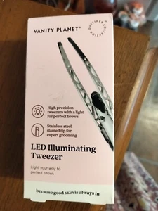 Vanity Planet LED Illuminating Tweezers Plucker NEW - Picture 1 of 5