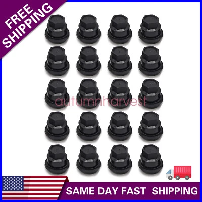 APTO PARA CHEVROLET S10 BLAZER GMC JIMMY SONOMA 20 PIEZAS TAPA TUERCA NEGRA Foto 1 de 4