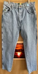 Cabela’s men’s stone blue denim jeans 38 x 30” regular tapered - Picture 1 of 7