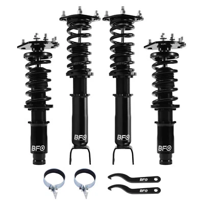 BFO Adjustable Coilovers for Honda Prelude 1992-2001 Lowering Shocks Absorbers - Image 1 of 4