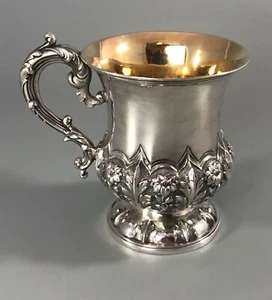 George III Silver Christening Mug Barnards London 1831 116g GHZX - Picture 1 of 5