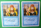 Magic the Gathering MTG Revised COUNTERSPELL  X2 (NM  & LP/EX)  1994 Vintage!