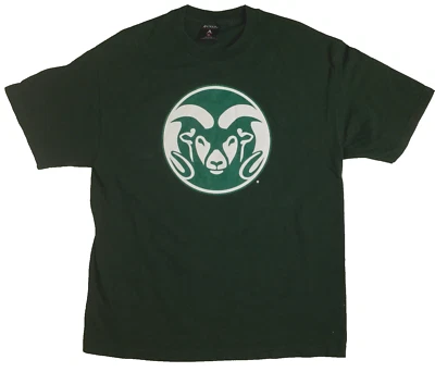 Colorado State Rams Logo Green XL T-Shirt Antigua - Has Mark On Back - Image 1 of 4