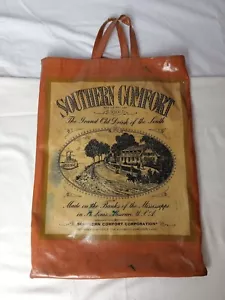 Vintage Southern Comfort Oil Cloth Tote Bag - Picture 1 of 12