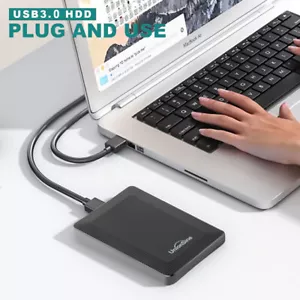 Externe Festplatte Portable Memory Drive USB 3.0 SATA für PC Mac PS4 Xbox, 500GB - Bild 1 von 12