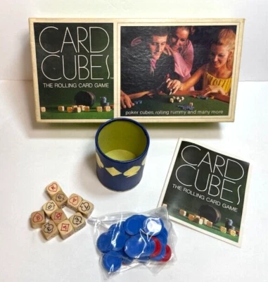 Vintage 1970 Card Cubes Game #95 by Selchow & Righter – Complete - Image 1 of 4