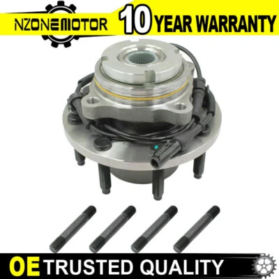 Buje de cojinete de rueda delantera para Ford F-250 F-350 SRW 2003 2004 rosca fina ABS 4x4 Foto 1 de 4