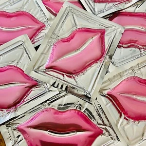 20 PACK PINK Collagen Crystal Lip Mask Balm Plumper Gel Moisturizer Lips Masks - Picture 1 of 12