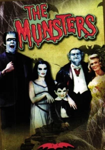 Tarjeta de novedad personalizada de la escena del programa de televisión The Munsters - Imagen 1 de 4