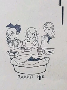Antiguo rollo de canción de piano Peter Rabbit para colgar en la pared celular ÚNICO EN SU CLASE 12" X 11" #16 - Imagen 1 de 6