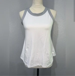 Lija Women’s Large Golf Racerback Sleeveless Tank Top White - Picture 1 of 5