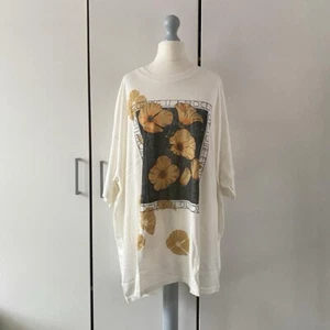 Free people x Daydreamer Exploding Flowers One Size Oversized Tee - Picture 1 of 8