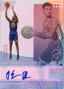 Autógrafos 2018-19 Panini Status New Breed #24 Jacob Evans III automático - casi nuevo-como nuevo - Imagen 1 de 1
