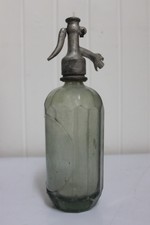 BOTTIGLIA SIFONE seltz GLU ROSE EABR APE GA Vetro Ondato Vintage