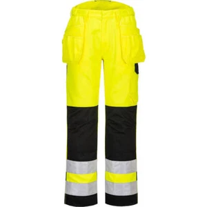 Portwest PW2 Hi Vis Funda Bolsillo Pantalones Amarillo/Negro 28" 31" - Imagen 1 de 1