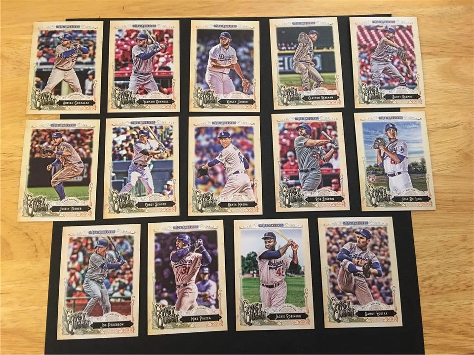 2017 Topps Gypsy Queen Los Angeles Dodgers Team Set 14 Cards With 3 High # SP - Image 1 of 1