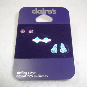 Neu mit Etikett .925 Sterlingsilber Außenbereich Nieten von Claire's Retail 24,99 $ - Bild 1 von 2