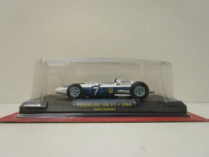 FERRARI 158 F1 1964 JOHN SURTEES-1/43 DIE CAST F1 COLLECTION-FR-O1 - Foto 1 di 2