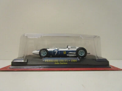 FERRARI 158 F1 1964 JOHN SURTEES-1/43 DIE CAST F1 COLLECTION-FR-O1 - Immagine 1 di 2