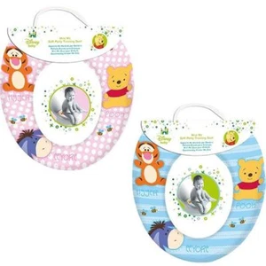 Disney Sedile Allenamento WC Morbido per Bambini Winnie The Pooh & Friends - Blu - Foto 1 di 1