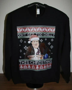 DON'T GET TOO CHILLY THIS CHRISTMAS - Maglione natalizio felpa grande, nero - Foto 1 di 5