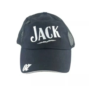 NEW Jack Daniels No 7 Trucker Hat Baseball Cap Black Strapback Mesh - Picture 1 of 11