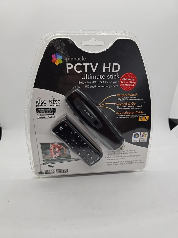 NEW Pinnacle PCTV HD Ultimate Stick - Watch HD TV On Your PC! For Windows  - Image 1 of 4