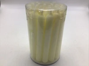 Mini carillón sueco blanco cónico de velas de 1/2 pulgada de diámetro paquete de 25 decoración de Navidad - Imagen 1 de 6