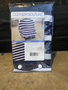 NEW Infant Car Seat Baby Carseat Cotton Canopy Couture Lucas Cover - Picture 1 of 3