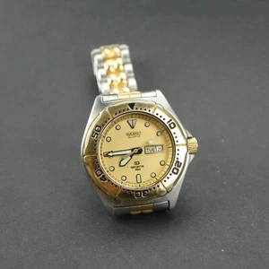 Vintage Seiko Damenuhr 3Y03-0100 SQ Sports 150 2-farbig Armband Tag Datum - Bild 1 von 10