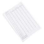  12 PCS Score Paper for Record Scoreboard Use Card Golf Out of Shape