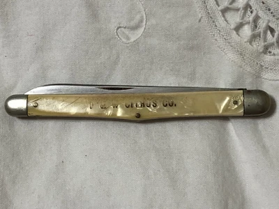 P & W CITRUS CO 1940s-50s CITRUS 2 BLADE KNIFE  778 MARKET COURT L.A. CA SCARCE - Image 1 of 4