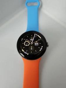 Google Pixel Watch 2 Polished Silver Case with extras - Afbeelding 1 van 7