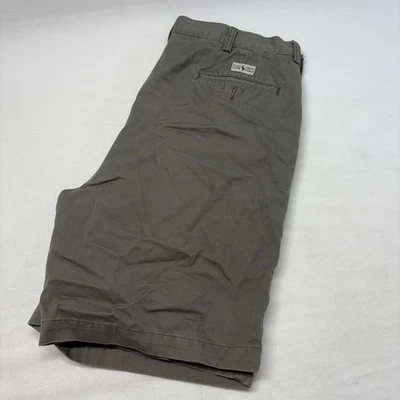 Pantalones Cortos Chinos Polo Ralph Lauren Gris/Verde Tyler 100% Algodón 9 pulgadas Entrepierna Para Hombre’s 36 Foto 1 de 4
