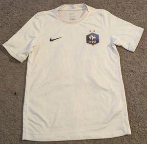 Nike French Football Federation Academy NYC White Soccer Jersey Youth Medium - Picture 1 of 5