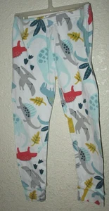 Carter's Boys 100% Cotton Dinosaur Print Pajama Pants Sleepwear  Size 4T - Picture 1 of 3