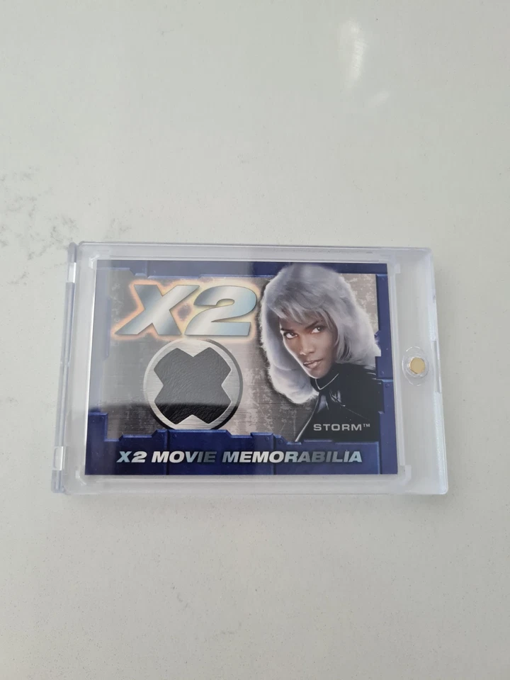 X-Men 2 X2 Movie Memorabilia Topps 2003 Costume Relic Halle Berry as Storm - Image 1 of 2