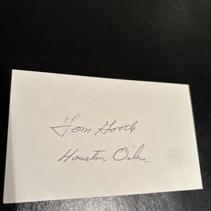 Tom Goode ( Miss.St.) ‘60 All-Amer., ‘62 Houston Oilers,  Colts SB V Champ, D’15 - Picture 1 of 2